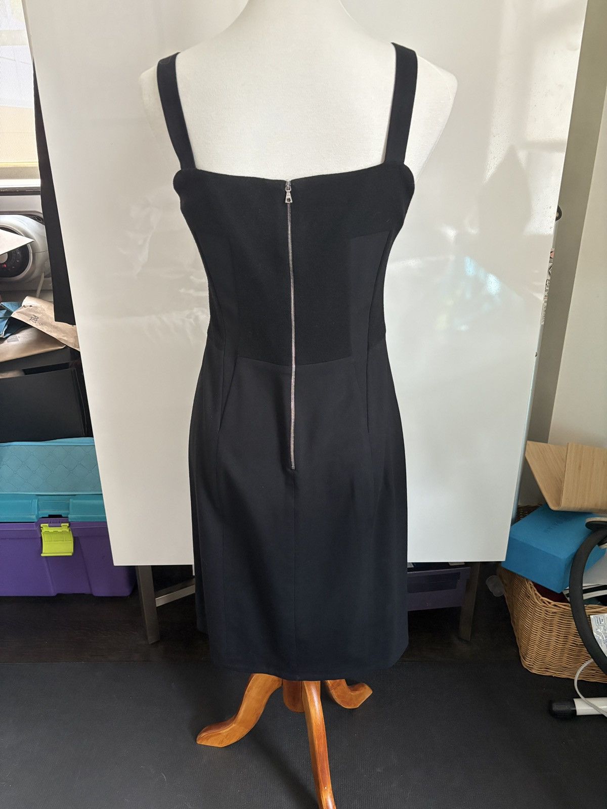 Narciso Rodriguez Vintage Narcisco Rodriguez elegant black dress Size S / US 4 / IT 40 - 4 Thumbnail