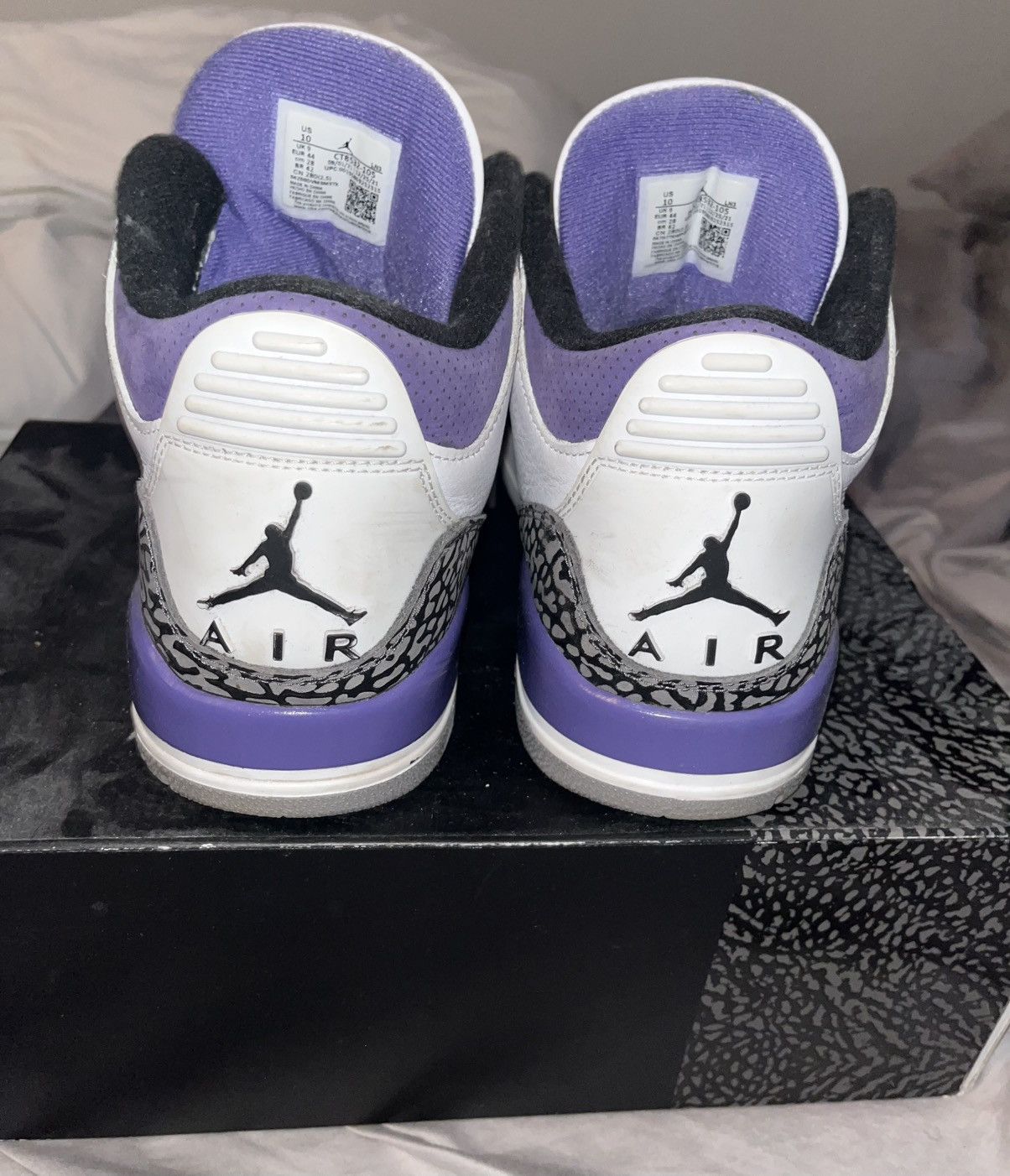 Jordan Brand × Nike Jordan 3 Dark Iris Size US 10 / EU 43 - 4 Thumbnail
