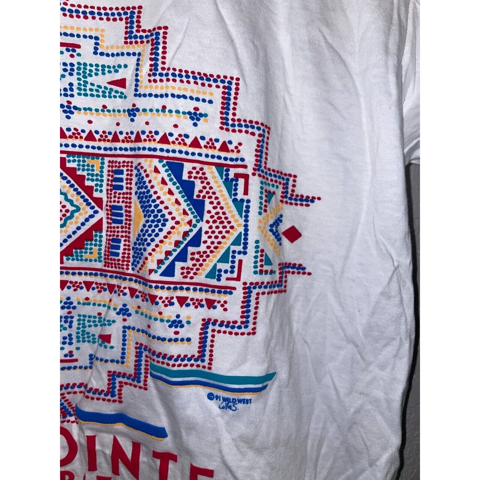 Jerzees × Vintage Vintage Test Print The Pointe Arizona Lake Tahoe White M Tee Size US M / EU 48-50 / 2 - 5 Thumbnail