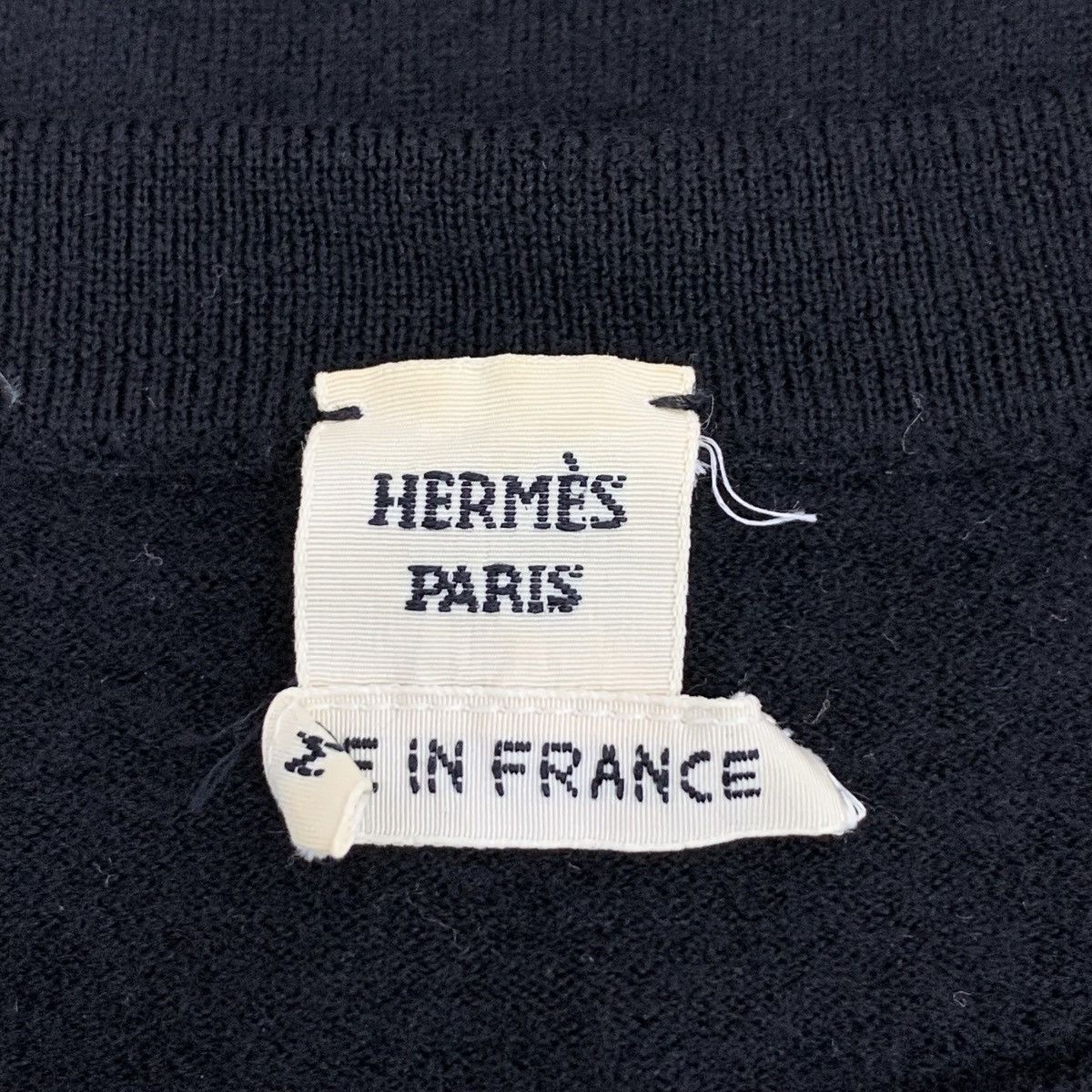 Hermes Hermes Black Silk Phoenix Long Sleeve Knit Sweater K26WX Size M / US 6-8 / IT 42-44 - 5 Thumbnail