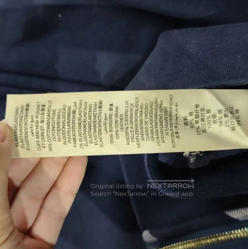Burberry Burberry Cotton Women's Sweatshirt in Navy Blue. Size XS / US 0-2 / IT 36-38 - 5 Thumbnail