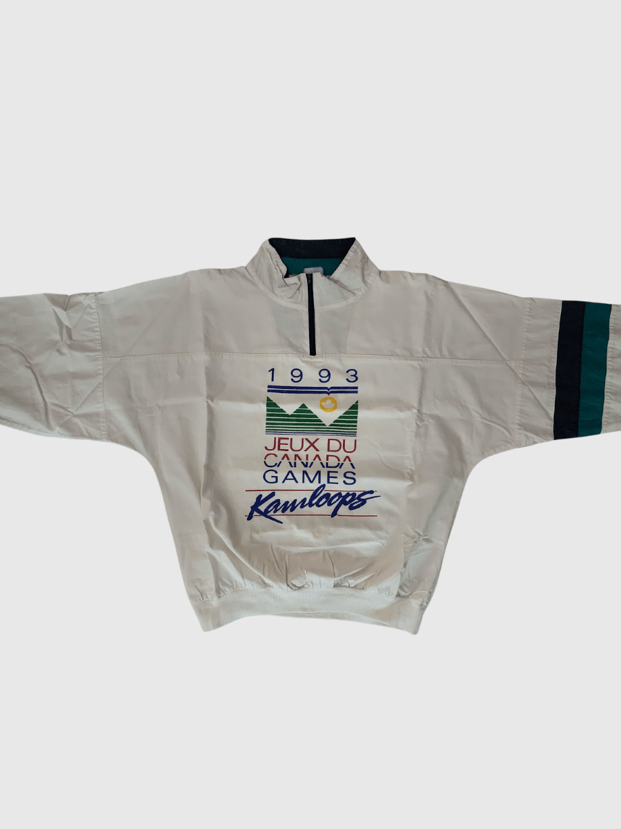 Other 90s Jeux Du Canada Games Kamloops Quarter Zip Pullover Sweat Size US M / EU 48-50 / 2 - 4 Thumbnail