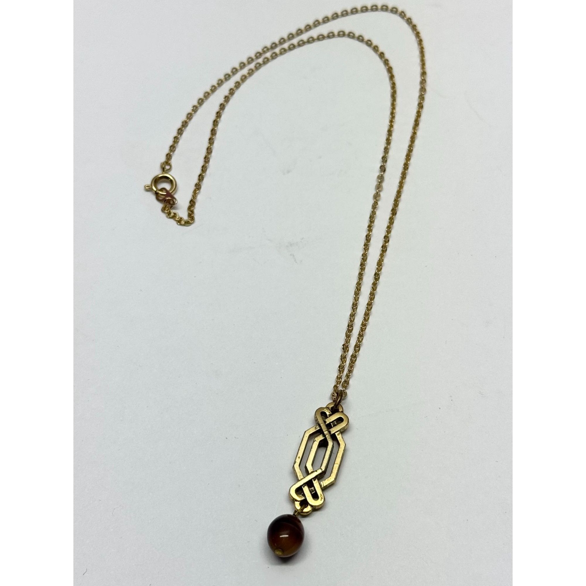 Vintage Vintage gold charm dangle bead necklace Size ONE SIZE - 2 Thumbnail
