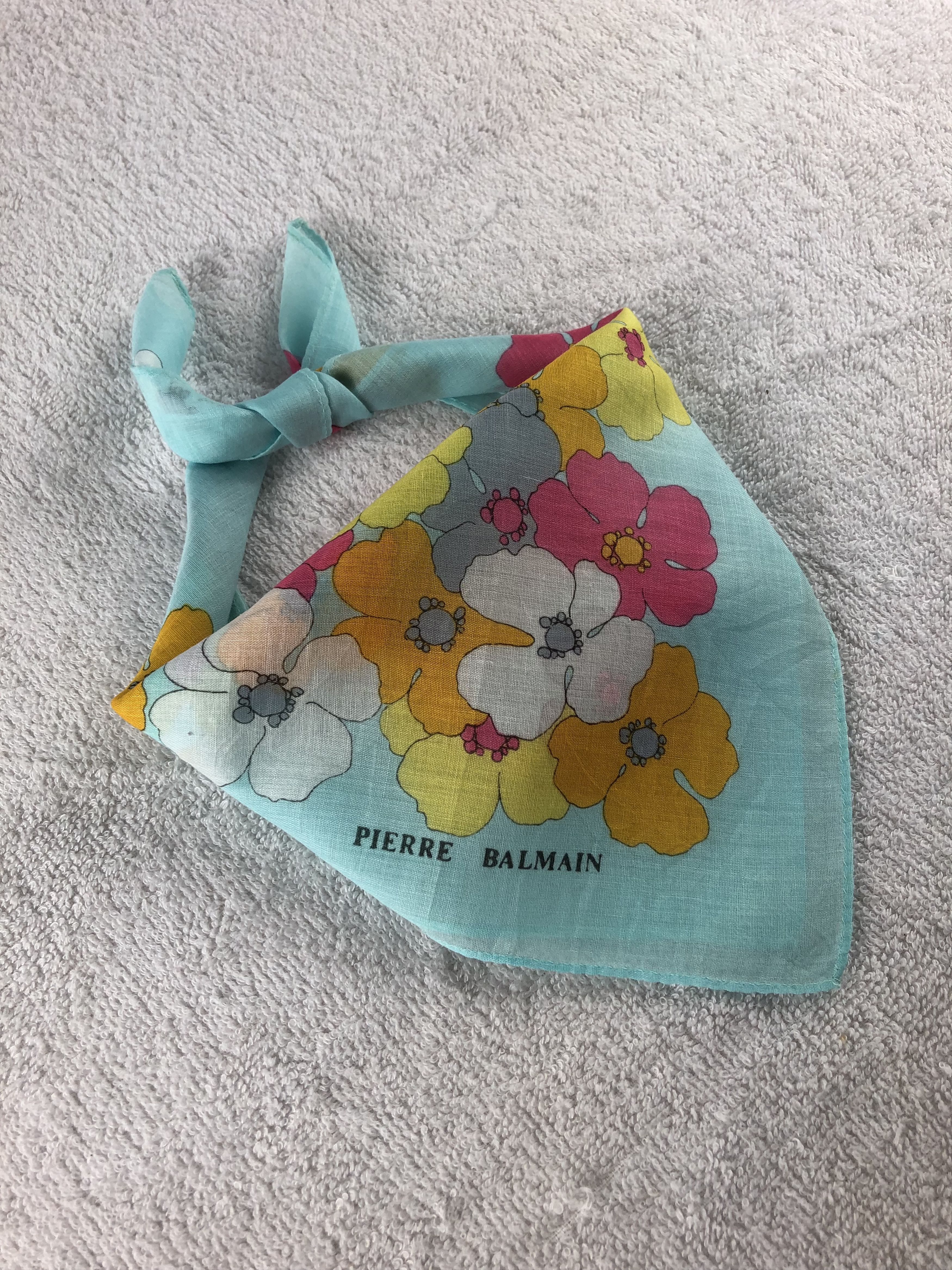 Pierre Balmain × Vintage Pierre Balmain Handkerchief / Bandana / Neckerchief Size ONE SIZE - 1 Thumbnail