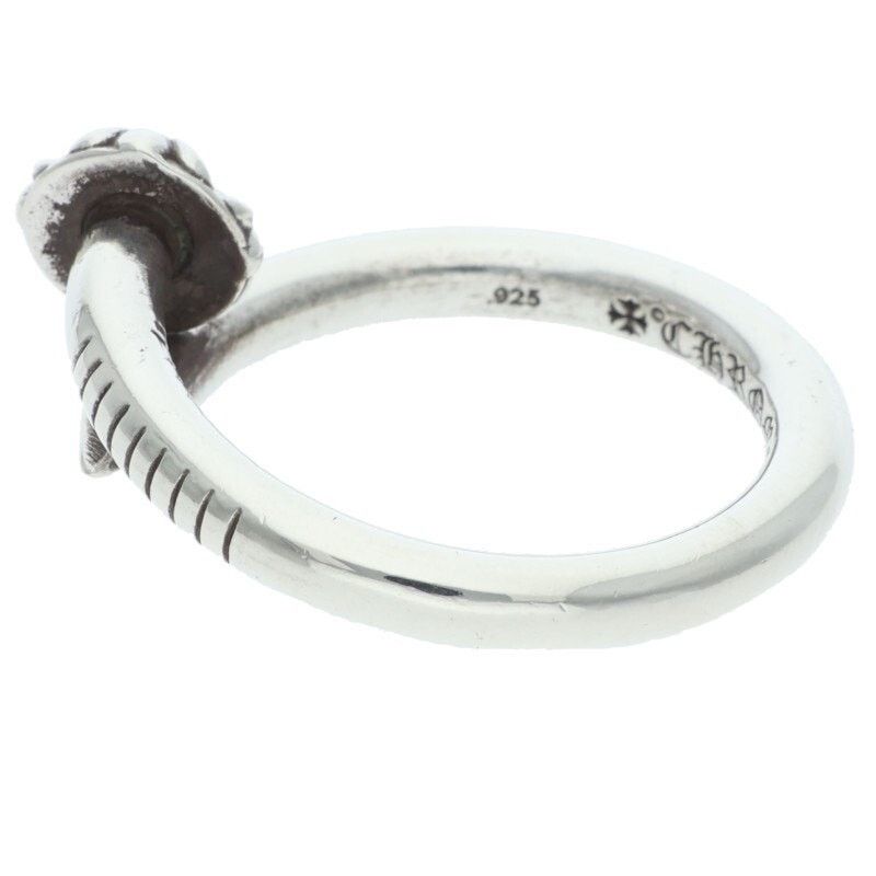 Chrome Hearts Chrome Hearts Nail Cross Ball Silver Ring Size ONE SIZE - 5 Thumbnail