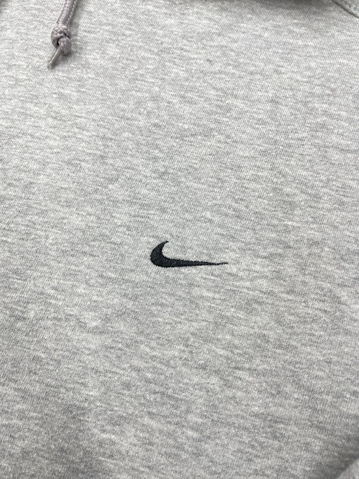 Vintage Nike Basic Hoodie Grey Oversized Small Swoosh ACG