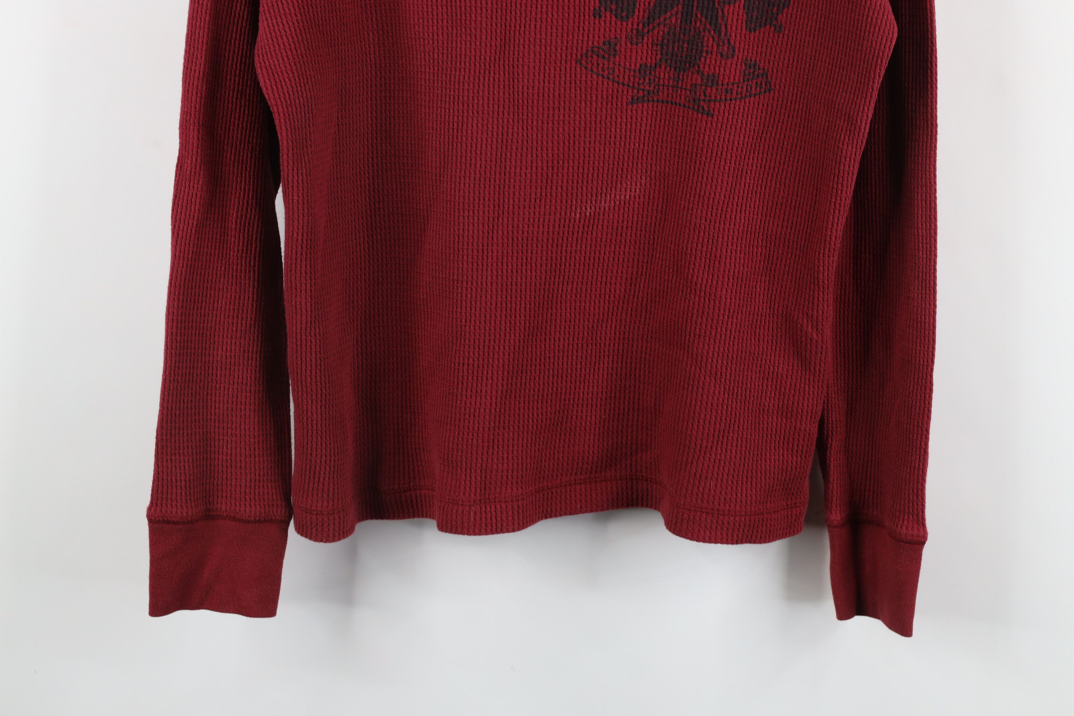 Vintage Vintage 90s Streetwear UFC MMA Thermal Waffle Knit T-Shirt Size US M / EU 48-50 / 2 - 3 Thumbnail