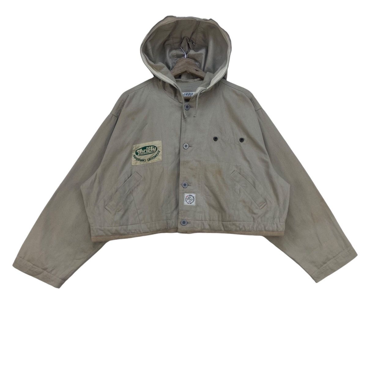 Japanese Brand × Vintage Vtg La Vie En Rose 18 Royal Marines Commando Cropped Jacket Size US M / EU 48-50 / 2 - 3 Thumbnail