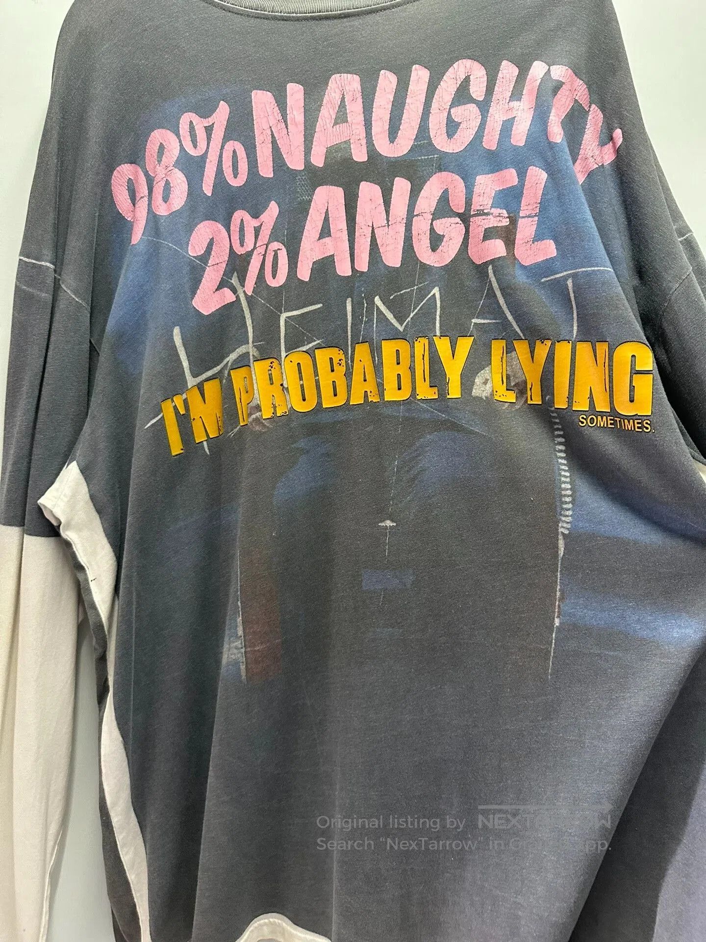 Vetements 3D Printed Long Sleeve T.