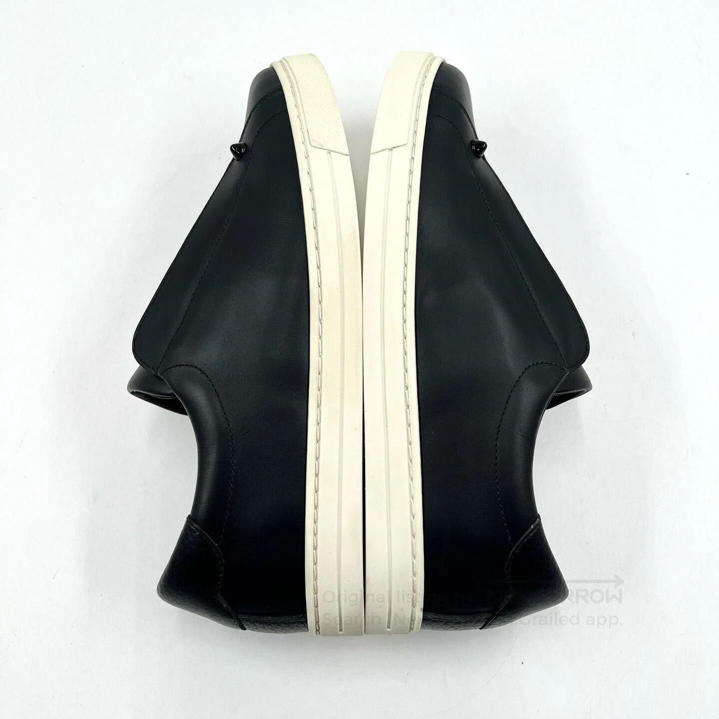 Fendi Fendi Black Leather Slip-On Low-Top Shoes. Size US 6.5 / IT 36.5 - 6 Thumbnail