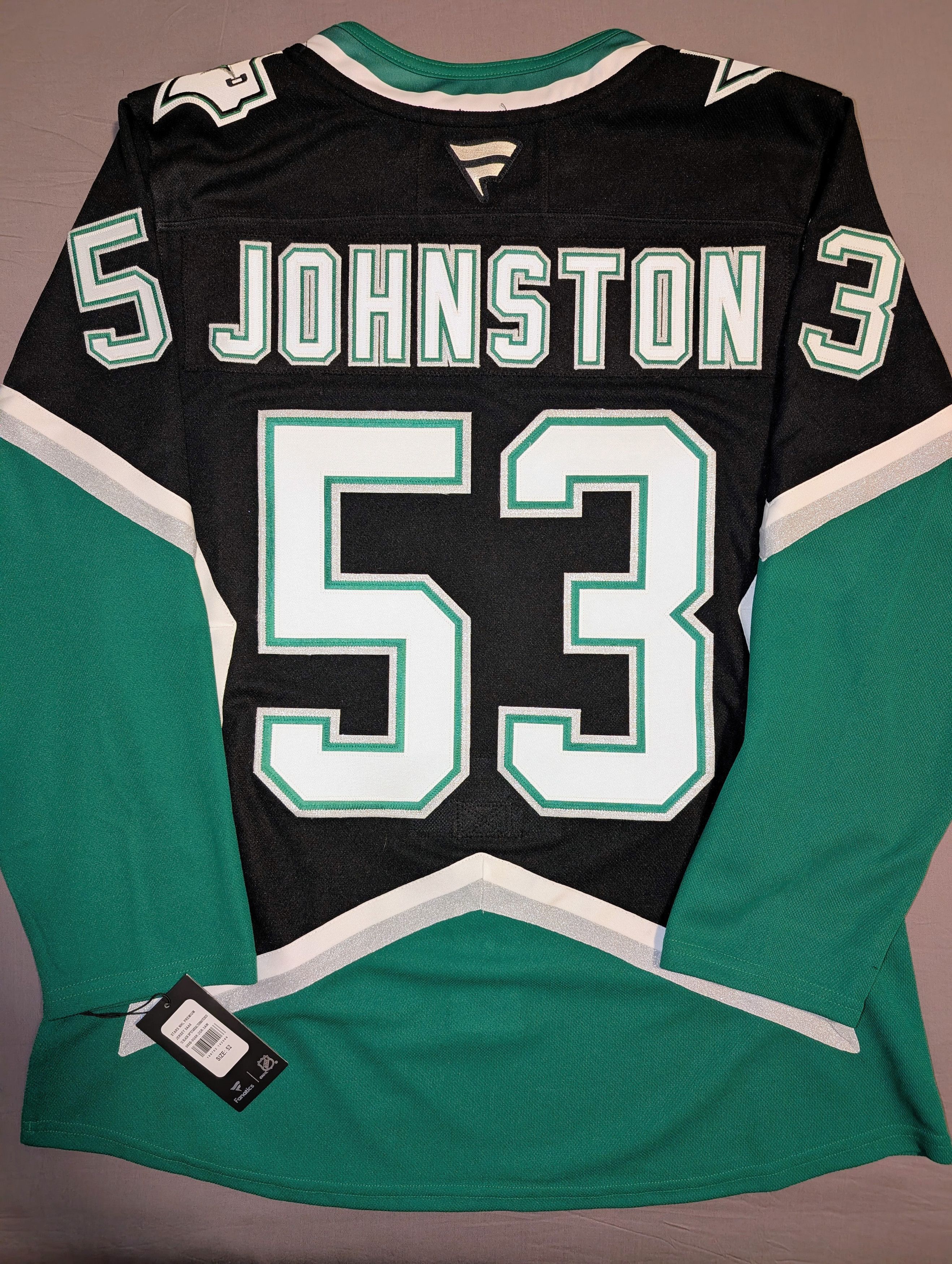 NHL Wyatt Johnston Dallas Stars 3rd jersey Fanatics Premium sz52 Size US L / EU 52-54 / 3 - 1 Thumbnail