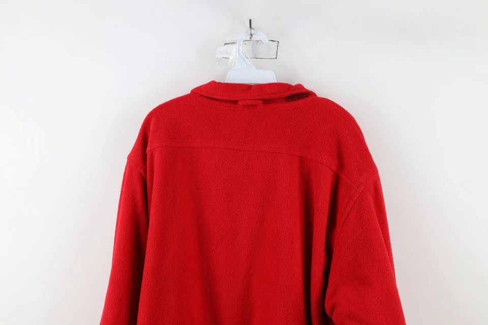 Marlboro × Vintage Vintage 90s Marlboro Spell Out Reversible Fleece Sweater Red Size US XL / EU 56 / 4 - 10 Thumbnail