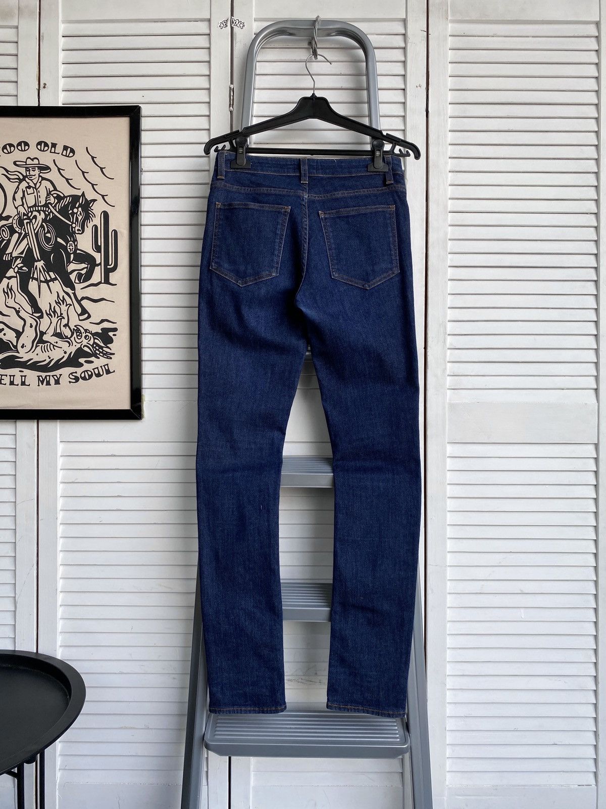 Acne Studios × Japanese Brand Acne Studios Flex Raw Reform Stretch Slim Denim Pants Size 29" - 2 Thumbnail