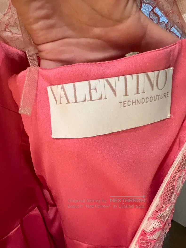 Valentino Valentino Pink lace dress Size S / US 4 / IT 40 - 4 Thumbnail