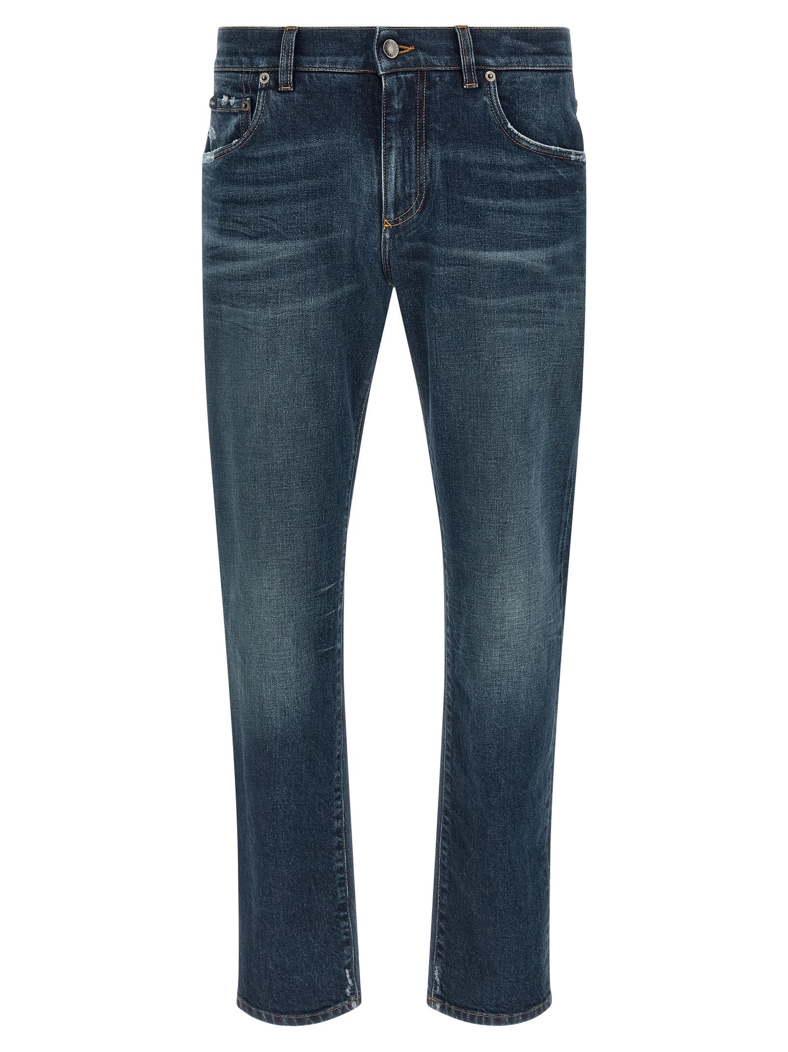 Dolce & Gabbana Logo Patch Jeans Size US 38 / EU 54 - 1 Thumbnail