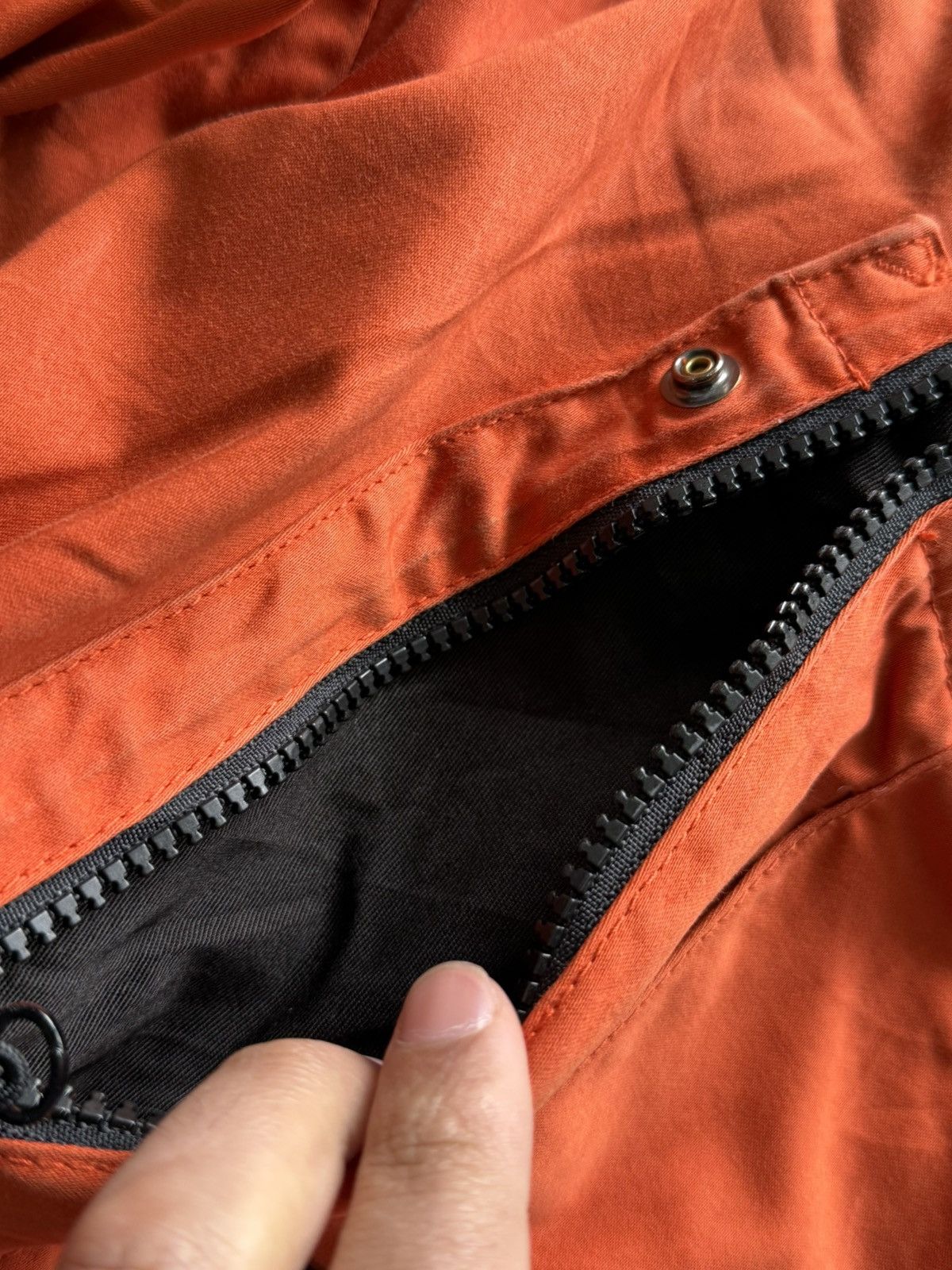 C.P. Company C.P. COMPANY ORANGE GARMENT DYED CARGO PANTS Size US 33 - 6 Thumbnail