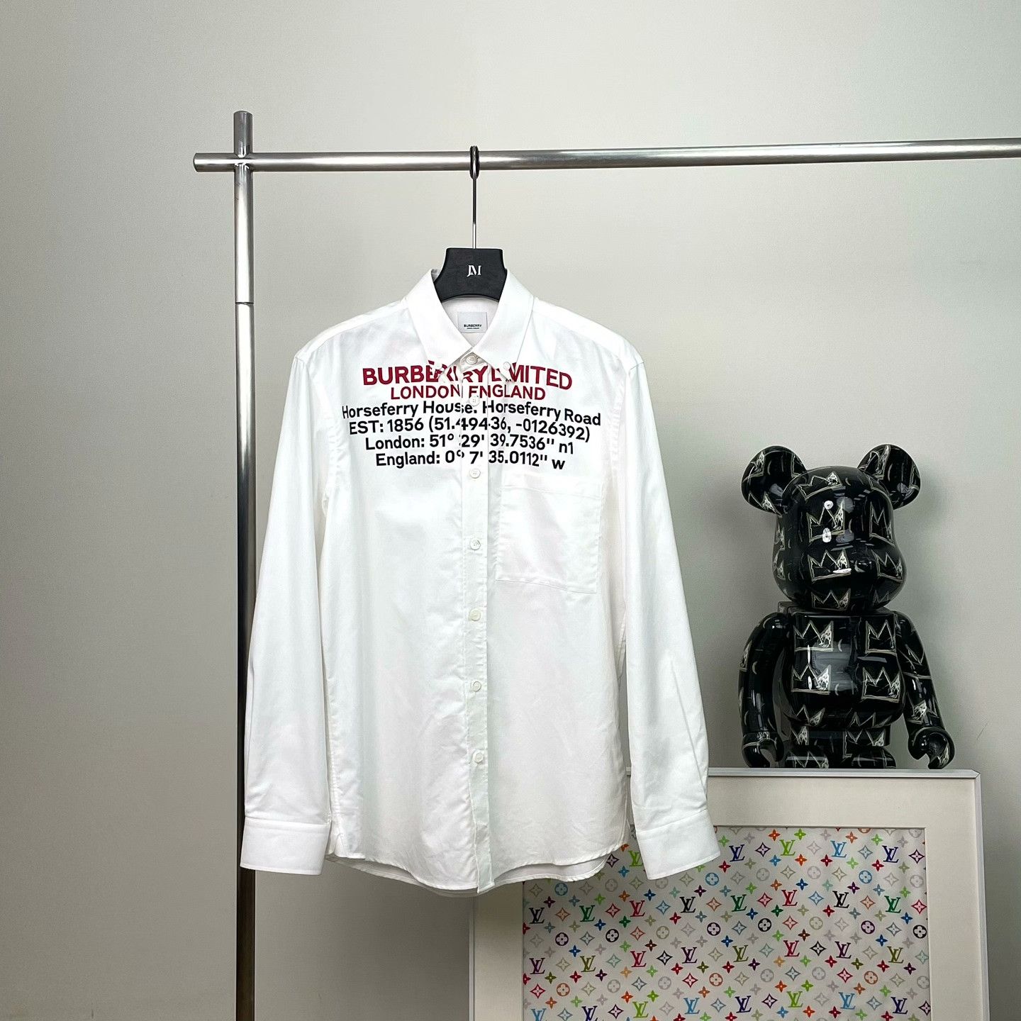 Burberry Burberry Printed Oversized Shirt l Men Size US L / EU 52-54 / 3 - 1 Thumbnail