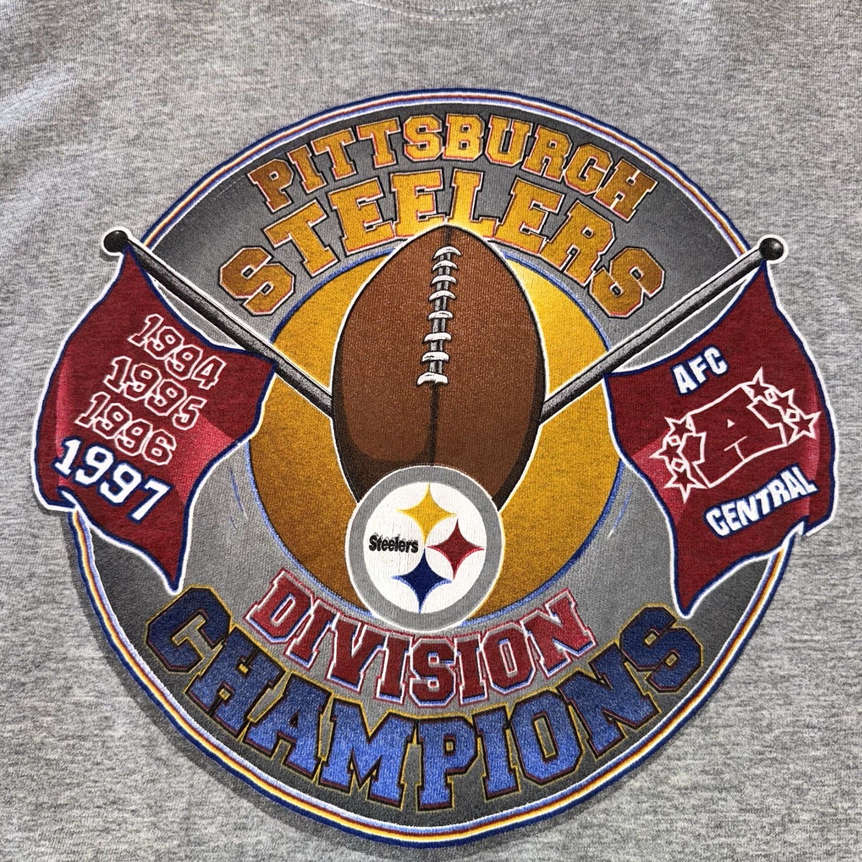 Starter VINTAGE Starter 1997 Steelers NFL Football Pullover Crewneck Sweatshirt Large Size US L / EU 52-54 / 3 - 3 Thumbnail