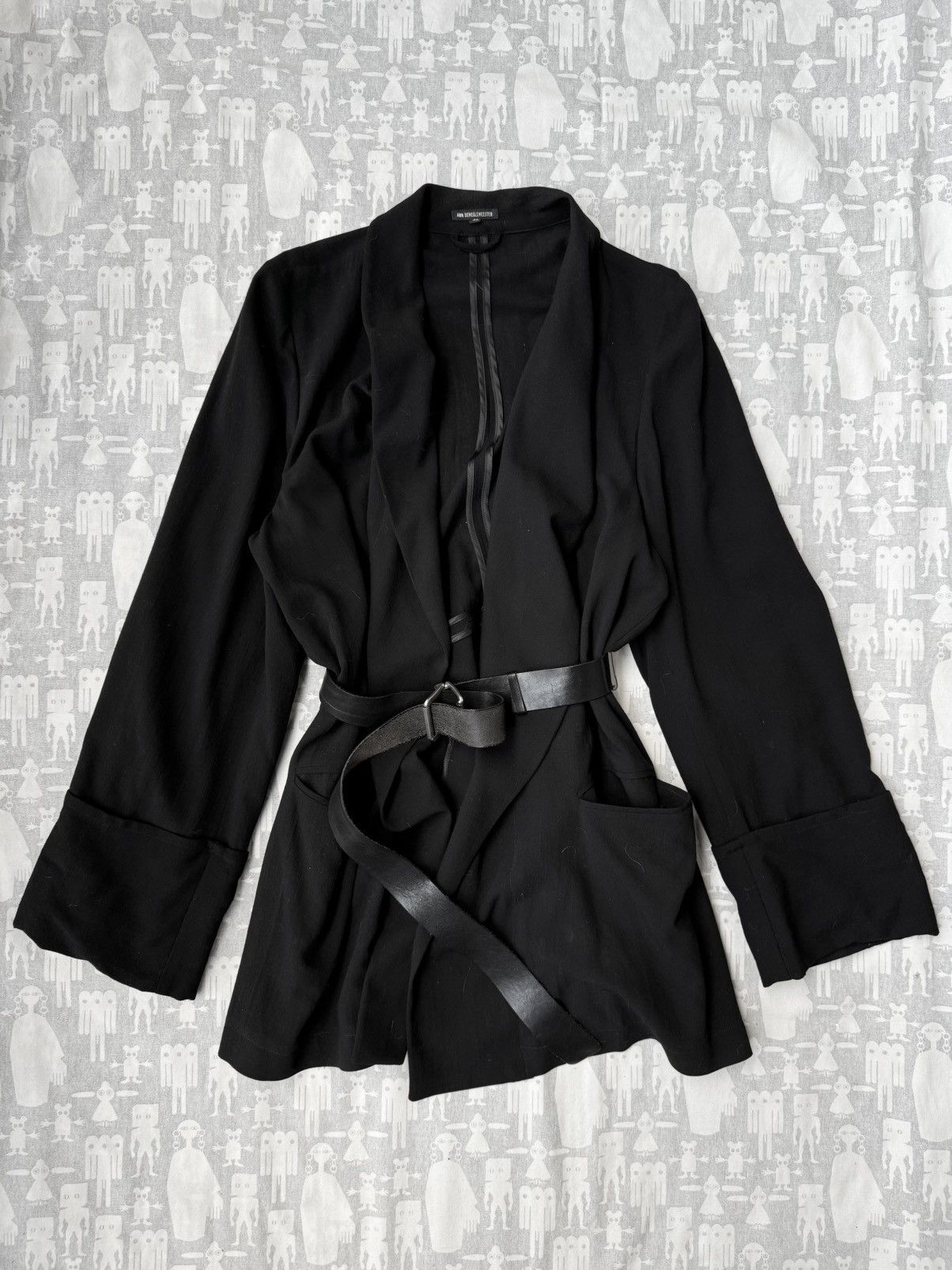 Ann Demeulemeester Ann Demeulemeester SS08 Kimono Oversized Wrap Long Jacket Size US XS / EU 42 / 0 - 10 Thumbnail