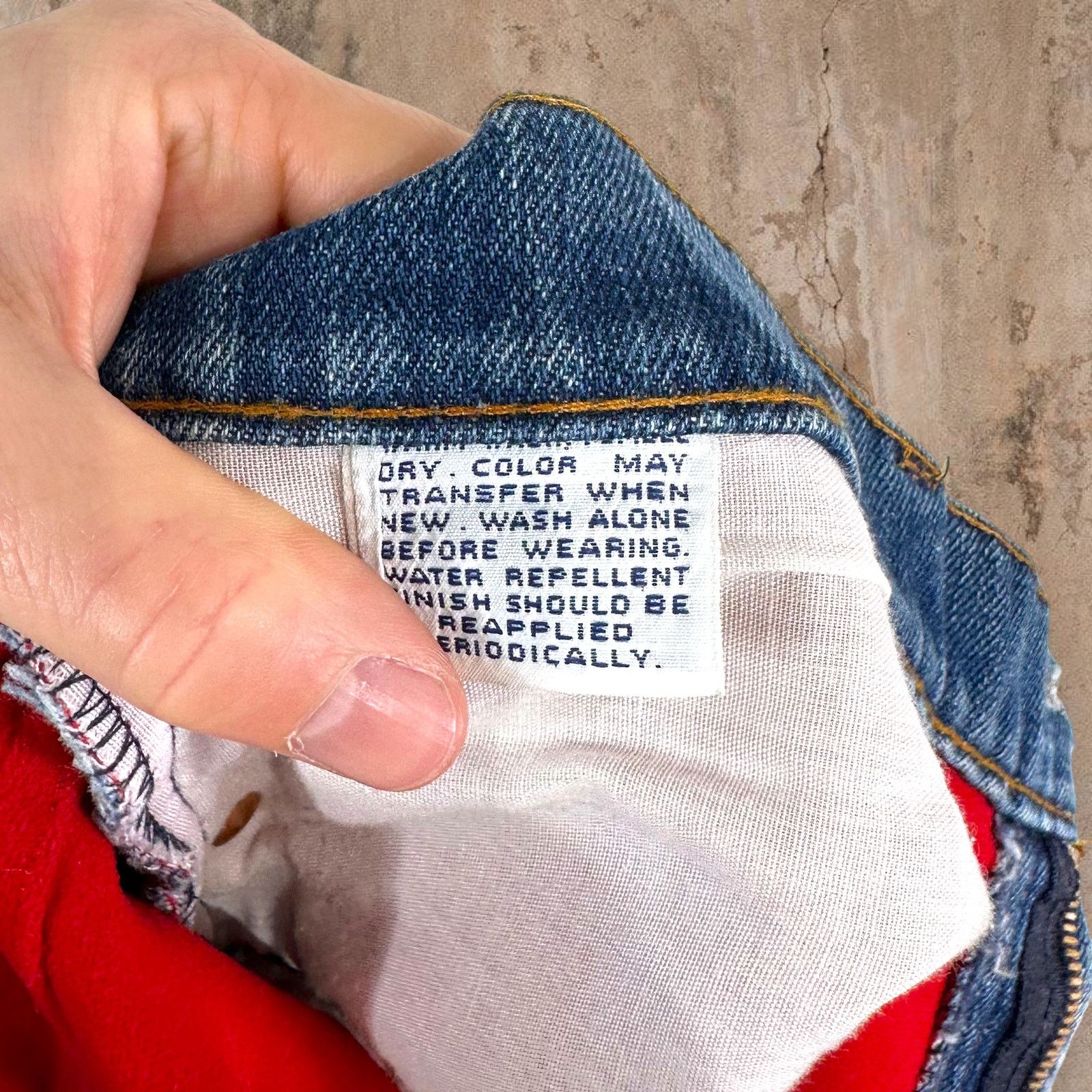 Levi's True Vintage 70s Orange Tab Levis Jeans 40x32 Medium Wash Size US 40 / EU 56 - 6 Thumbnail
