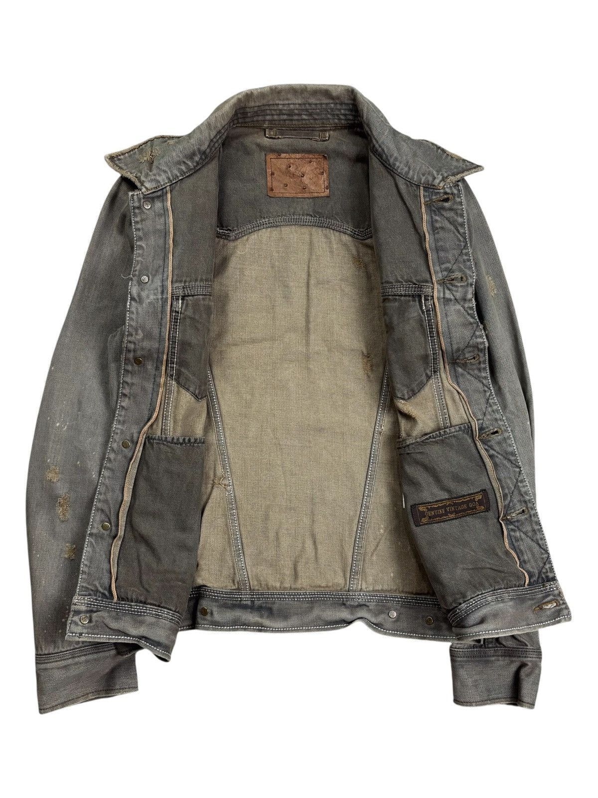 GOA Archive GOA - Rusted Mud Wash Denim Jacket Size US M / EU 48-50 / 2 - 3 Thumbnail
