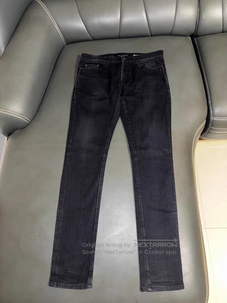 Other Saint Laurent Paris Retro Black and Grey Faded Basic Denim Size US 32 / EU 48 - 1 Thumbnail