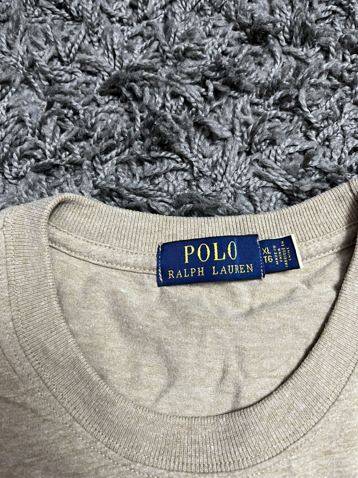 Ralph Lauren Polo Ralph Lauren Cotton Jersey Tee Expedition Dune Heather Size US L / EU 52-54 / 3 - 4 Thumbnail