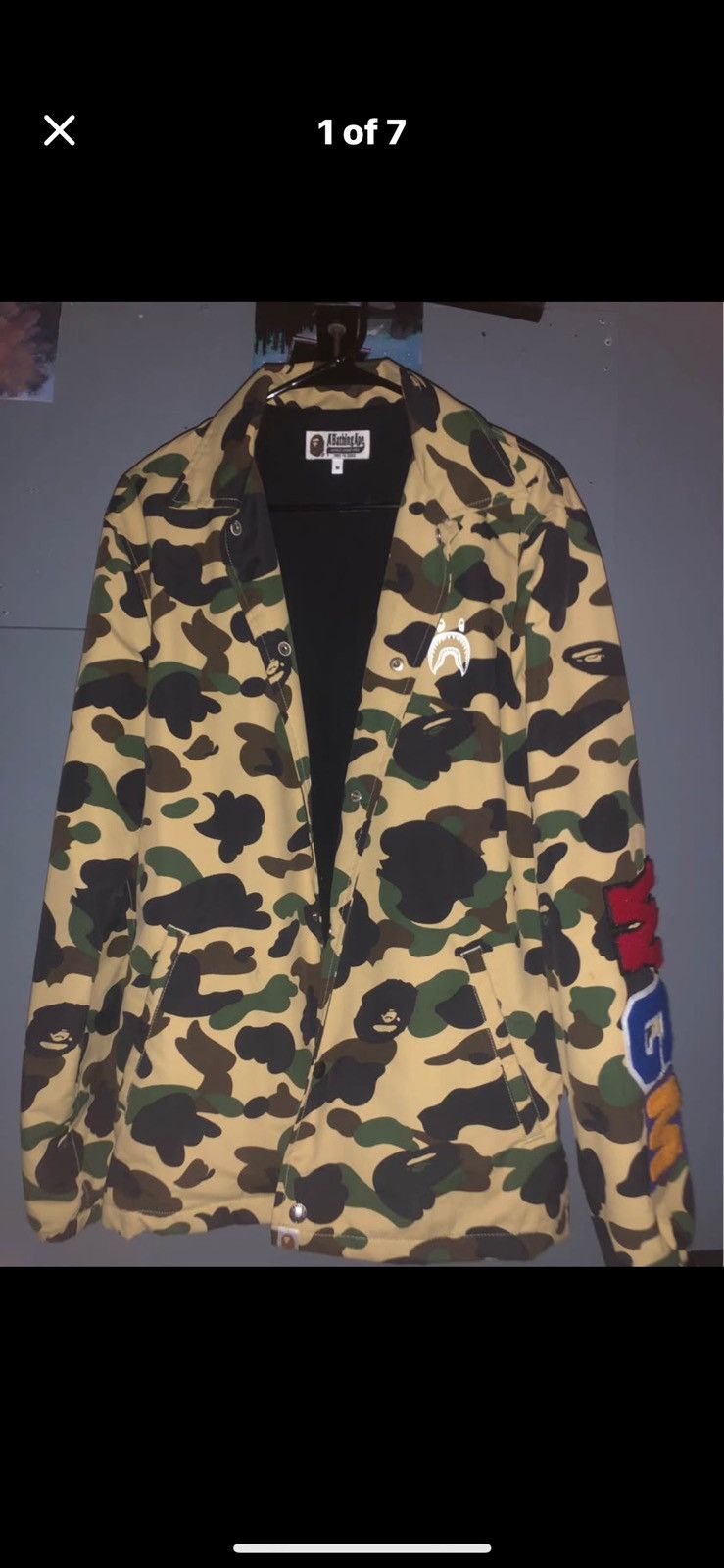 Bape Bape coach jacket size M Size US M / EU 48-50 / 2 - 2 Thumbnail