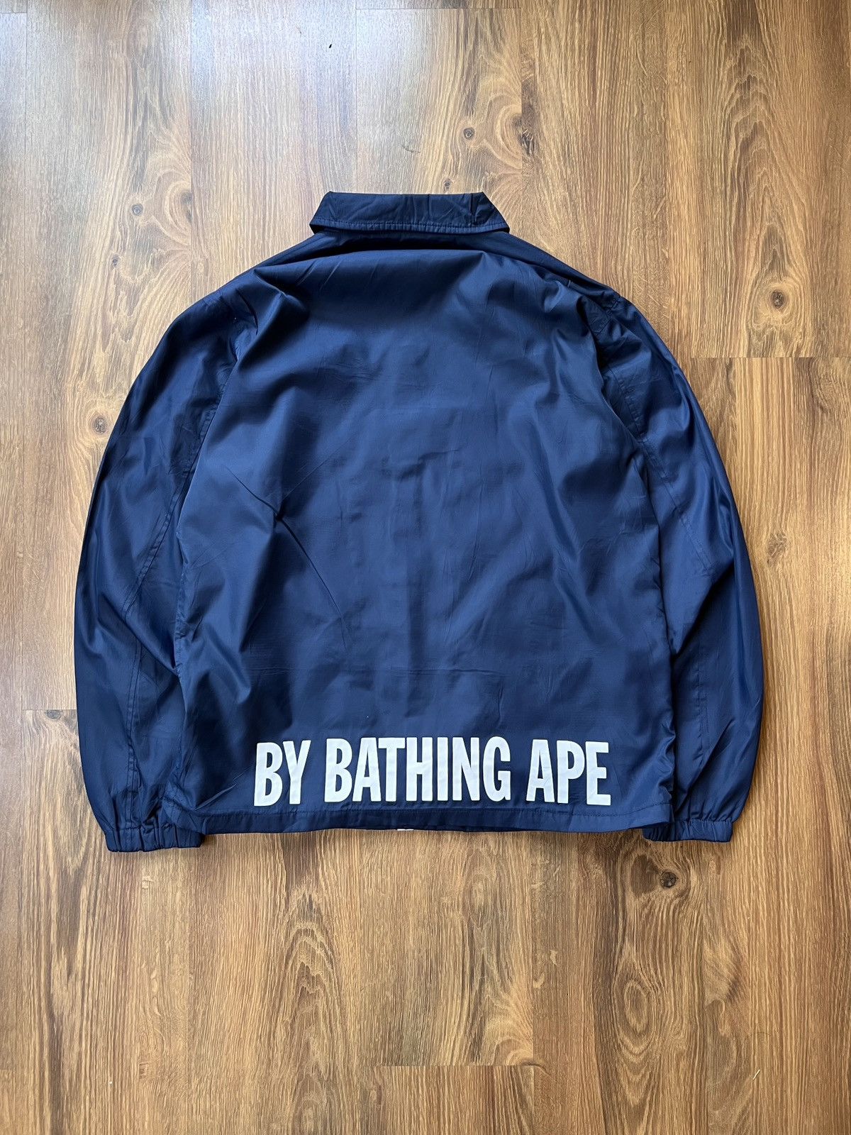 Bape Rare Bape Coach Jacket (Navy) Size US L / EU 52-54 / 3 - 2 Thumbnail