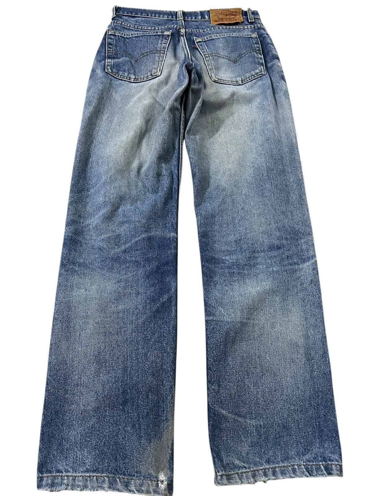 Levi's 1993 Vintage Levis 510 USA Distressed Blue Jean Size US 28 / EU 44 - 2 Thumbnail