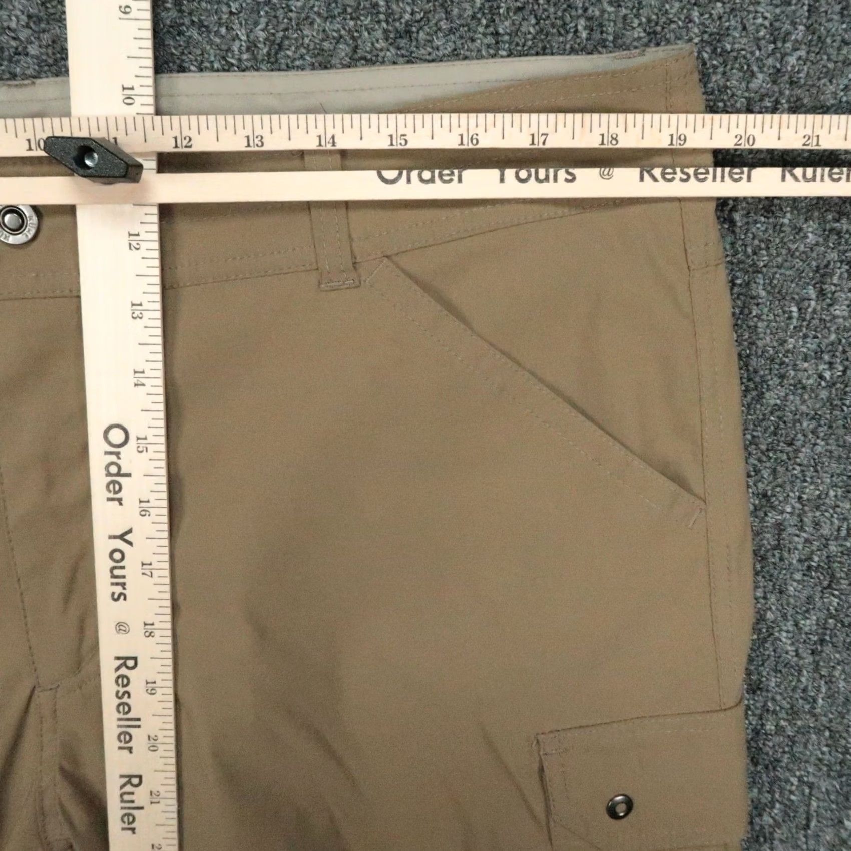 Vintage Kuhl Pants Mens Convertible Cargo Hiking Brown Stretch Zip Off 38x34 Size US 38 / EU 54 - 7 Thumbnail
