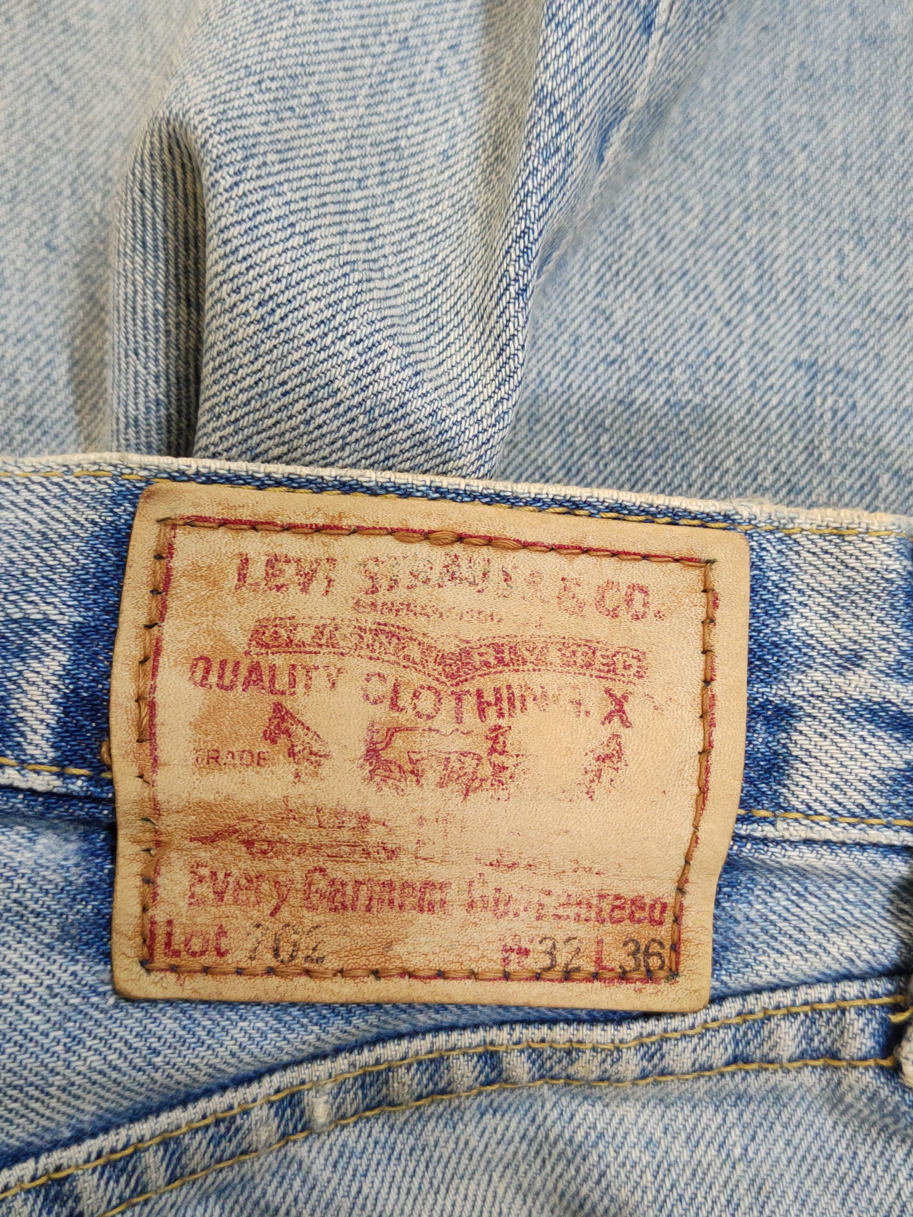 Levi's Levi's vintage selvedge faded Distressed Ripped denim #W1490 Size US 32 / EU 48 - 14 Thumbnail