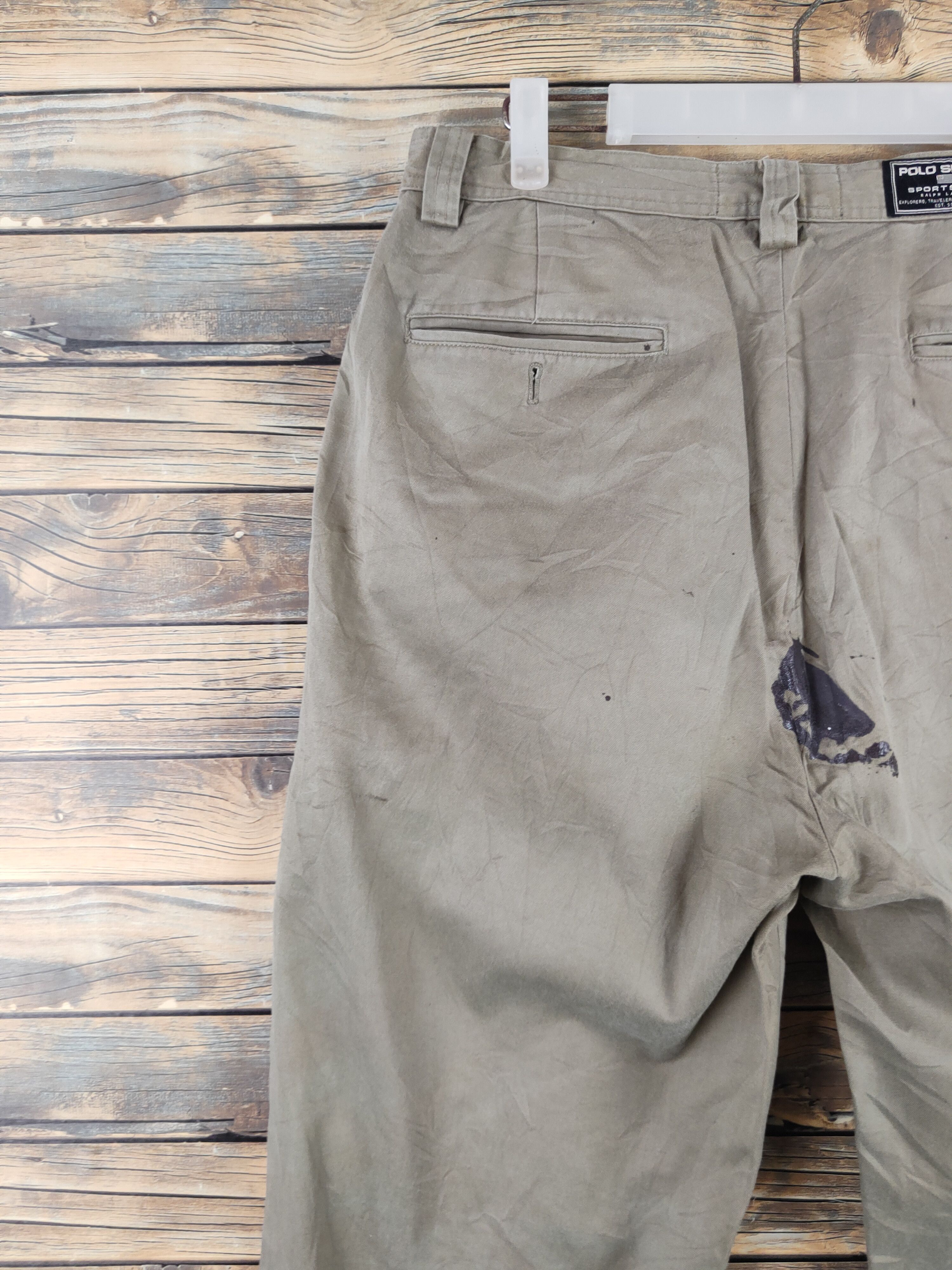 Ralph Lauren Ralph Lauren Beige thrashed Casual Pants #W2221 Size US 33 - 8 Thumbnail