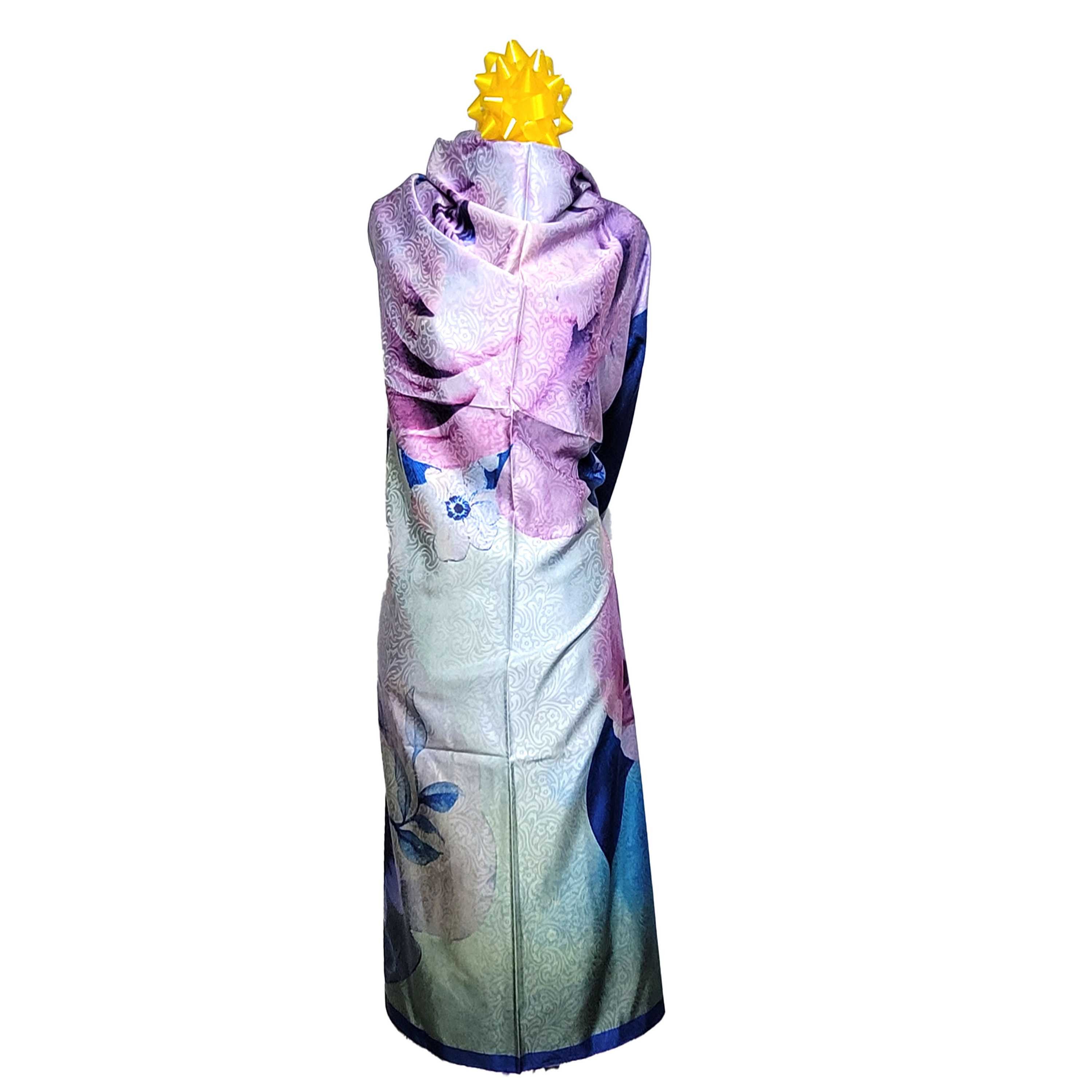 Other NWT Double Sided Silk Scarf 52"x52" Large Square Wrap 3243 Size ONE SIZE - 7 Thumbnail