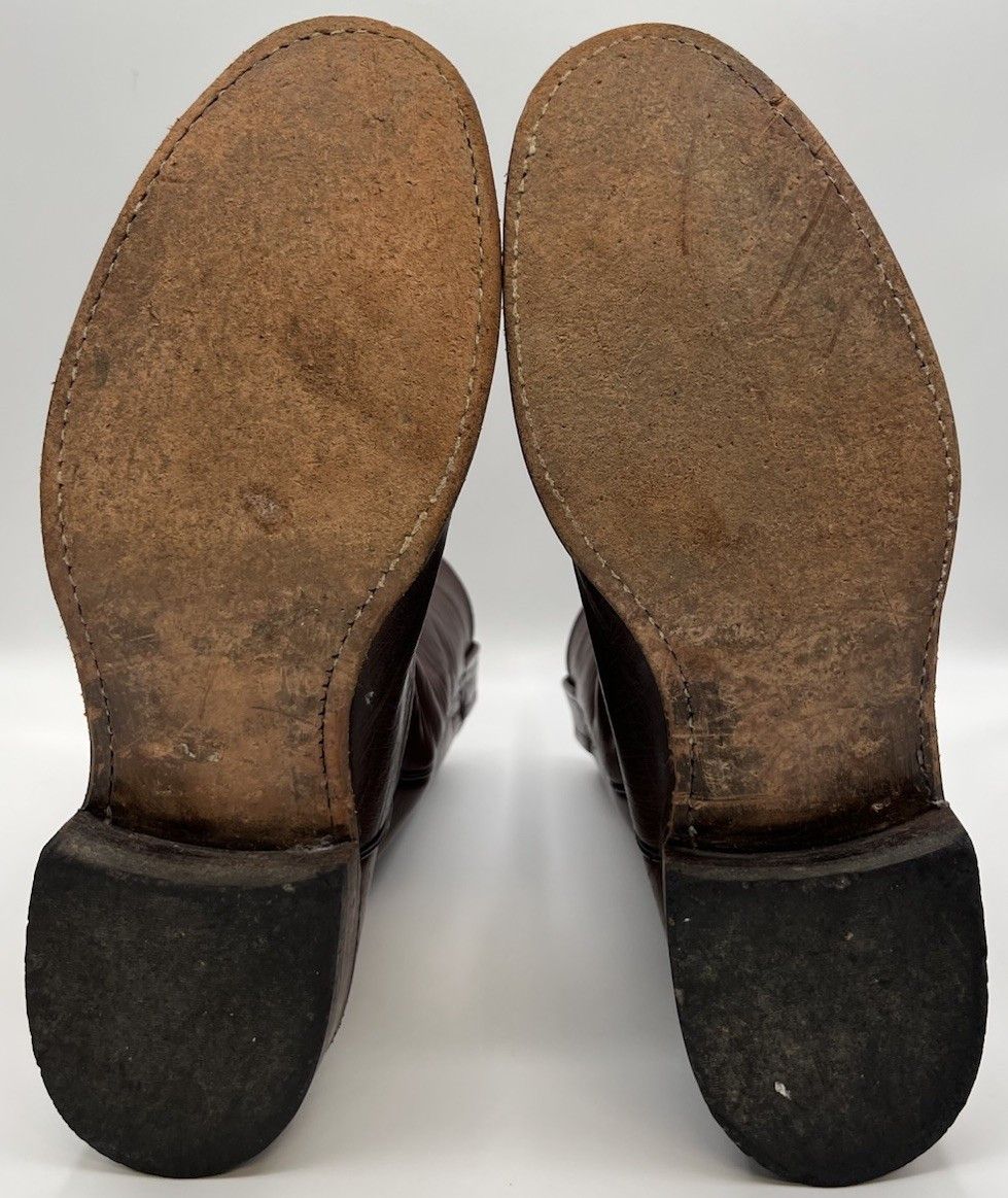 Larry Mahan Larry Mahan Cowboy Boots Brown Bullhide Leather Size 8.5 XE Size US 8.5 / EU 41-42 - 12 Thumbnail