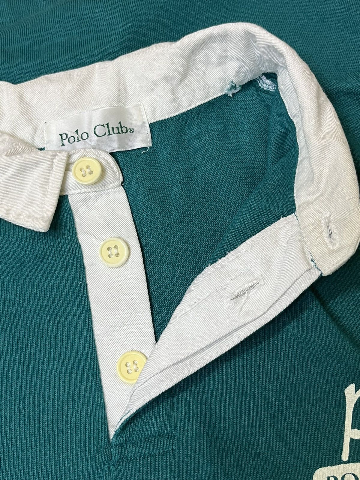 Polo Ralph Lauren VINTAGE POLO CLUB BIG LOGO RUGBY STYLE POLO SHIRT Size US L / EU 52-54 / 3 - 4 Thumbnail