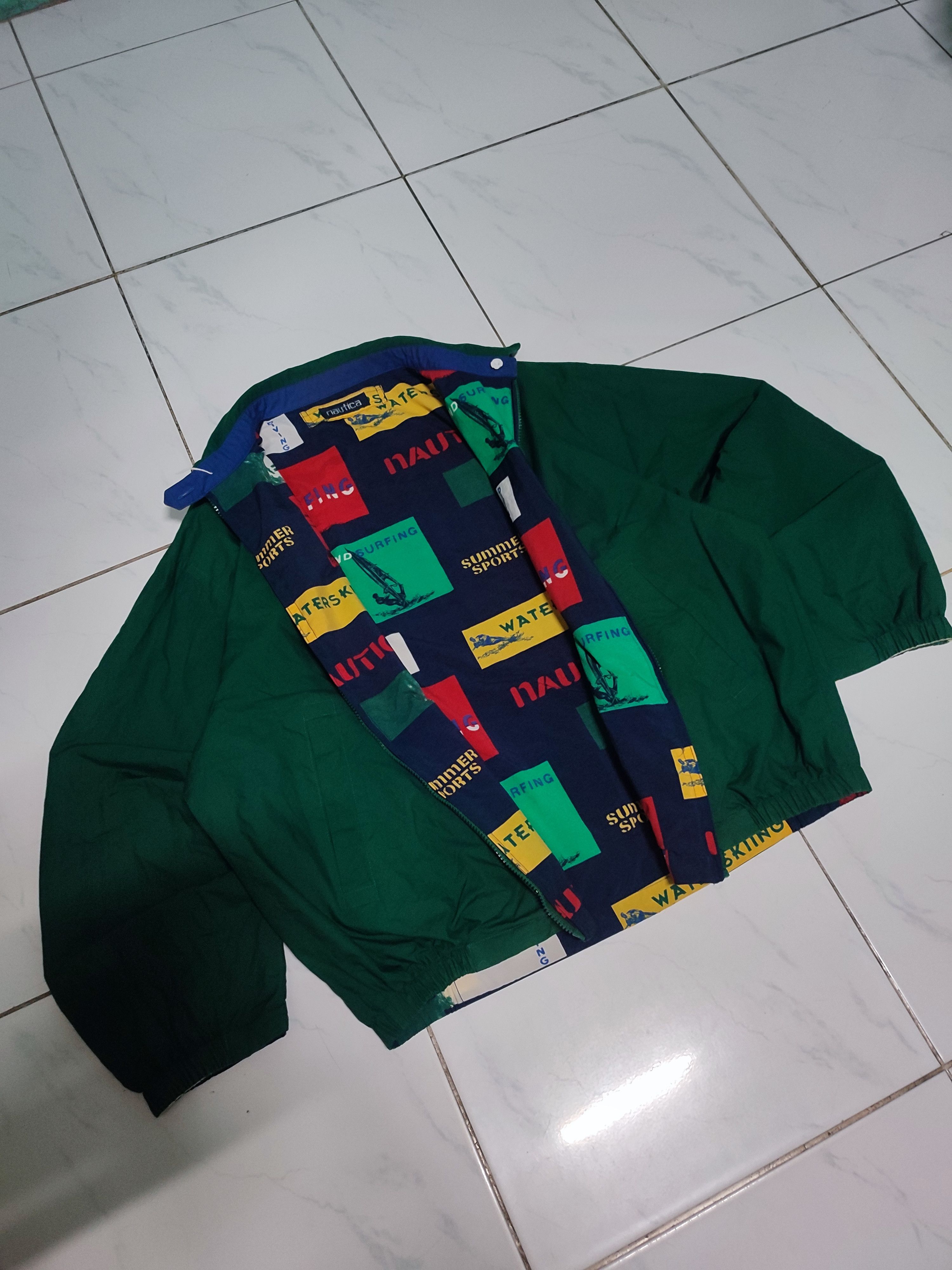 Nautica Vintage Rare Nautica Ocean Sportsman Reversible Jacket Size US L / EU 52-54 / 3 - 9 Thumbnail