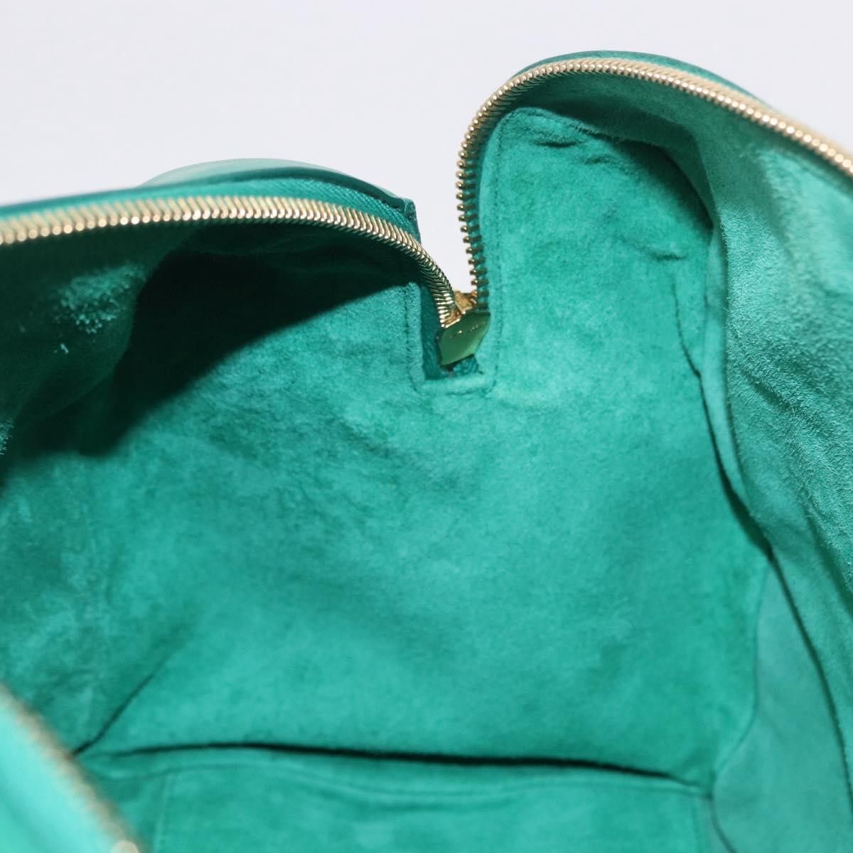 Saint Laurent Paris SAINT LAURENT Classic Duffle Bag Leather 2way Green Gold Size ONE SIZE - 24 Thumbnail
