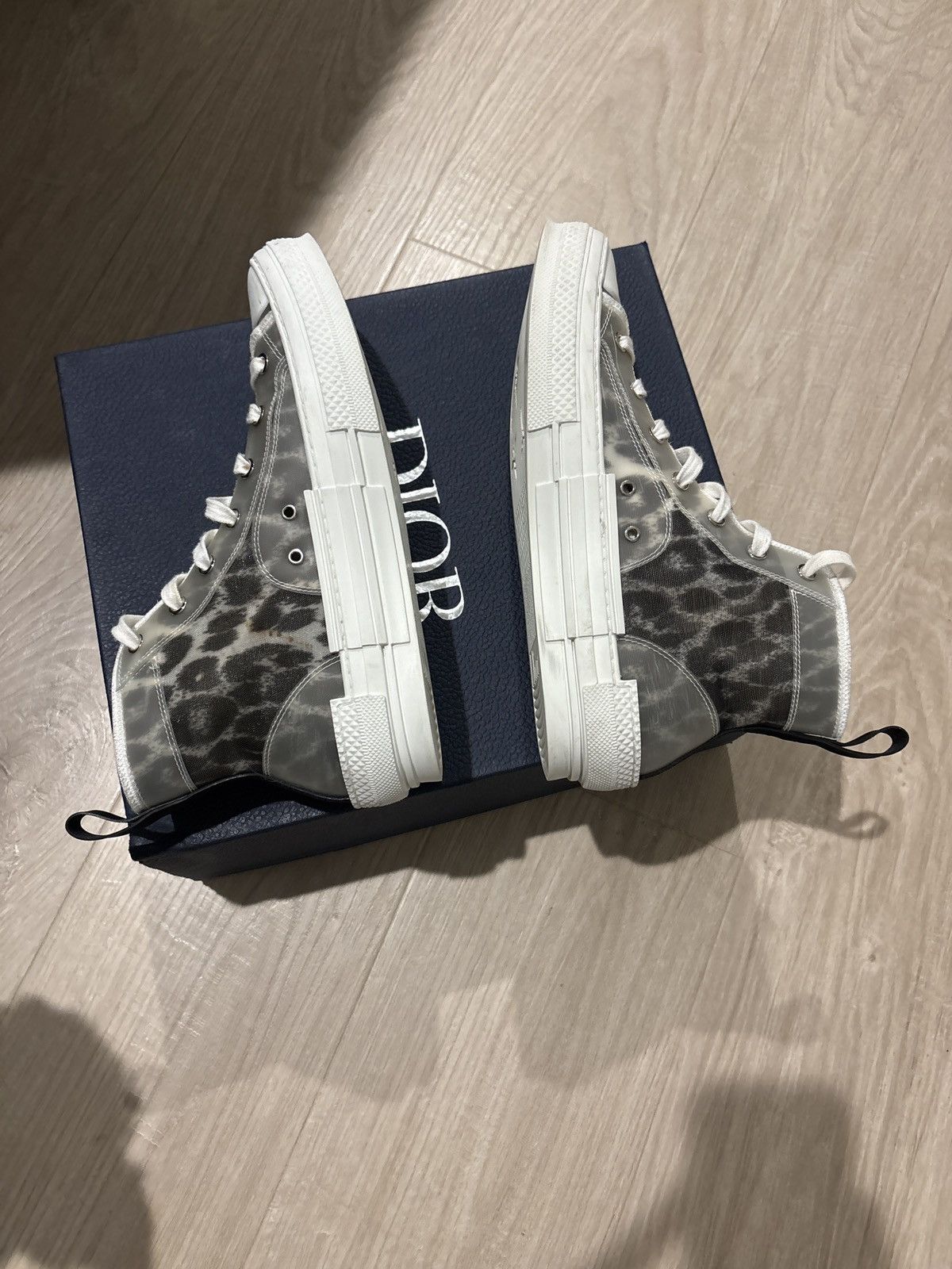 Dior DIOR Snow Leopard High top Shoes WITH BOX Size US 8/EU 40 Size US 7 / EU 40 - 6 Thumbnail