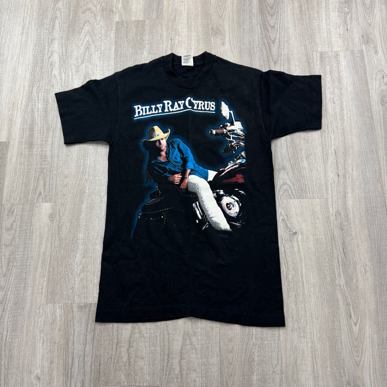 Vintage Vintage Billy Ray Cyrus Shirt Men's Medium Black 90s Size US M / EU 48-50 / 2 - 1 Thumbnail