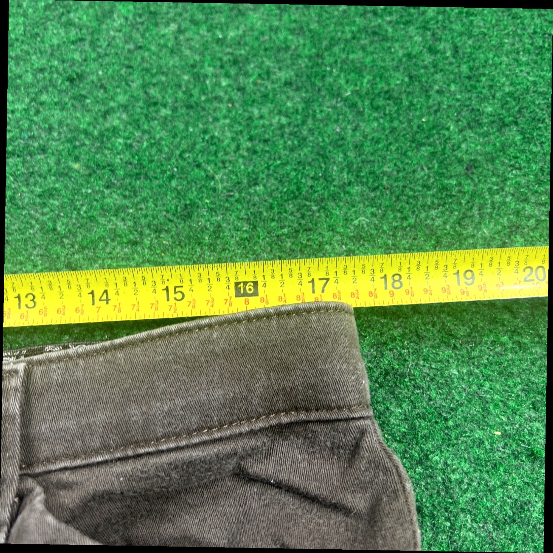 Lee Lee Pants Womens 16M Brown Comfort Fit Waistband Stretch Pants 35x28 Size 38" / US 16 / IT 52 - 5 Thumbnail