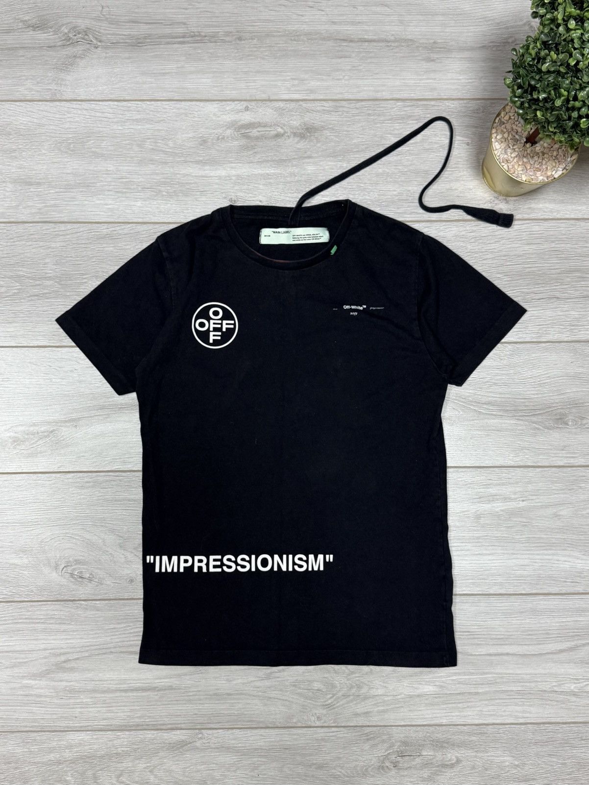 Off-White Off White impressionism pink arrows tee shirt Size US S / EU 44-46 / 1 - 2 Thumbnail