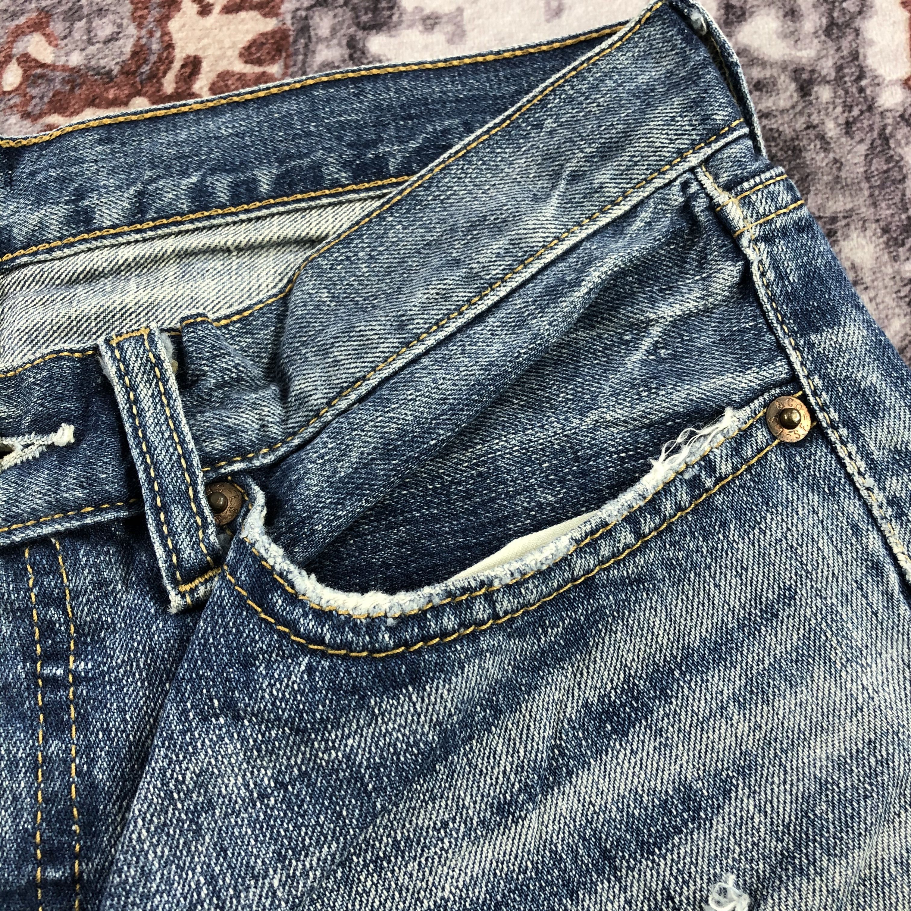 Levi's Vintage 90s Blue Wash Levis 501 Jeans-JM3057 Size US 28 / EU 44 - 11 Thumbnail