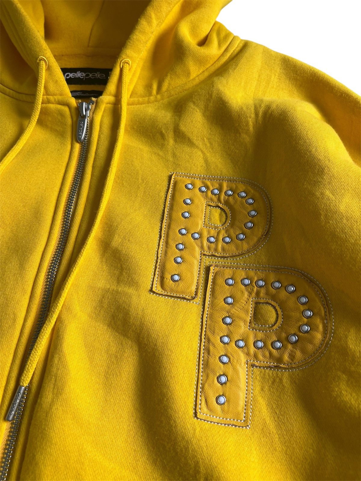 Pelle Pelle Vintage Pelle Pelle Marc Buchanan Spellout Hoodie Zipper Size US XXL / EU 58 / 5 - 7 Thumbnail