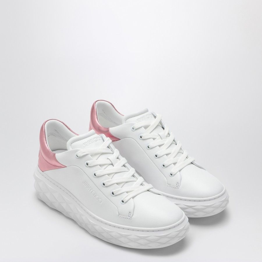 Jimmy Choo o1d2blof0824 Low-Top Sneakers in White Size US 8 / IT 38 - 2 Thumbnail