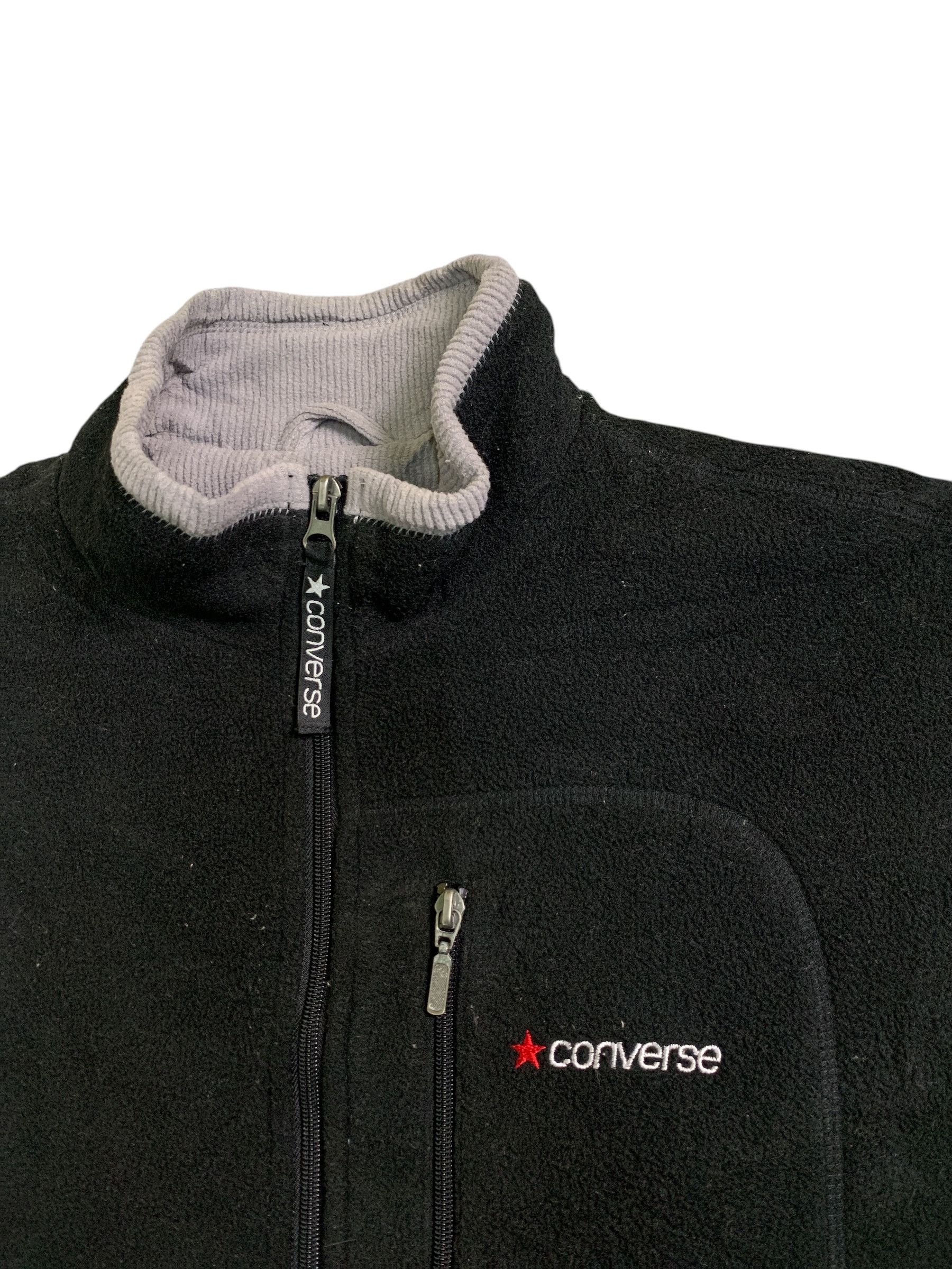 Converse × Vintage Rare Design Vintage Converse Fleece Jackets Size US M / EU 48-50 / 2 - 7 Thumbnail