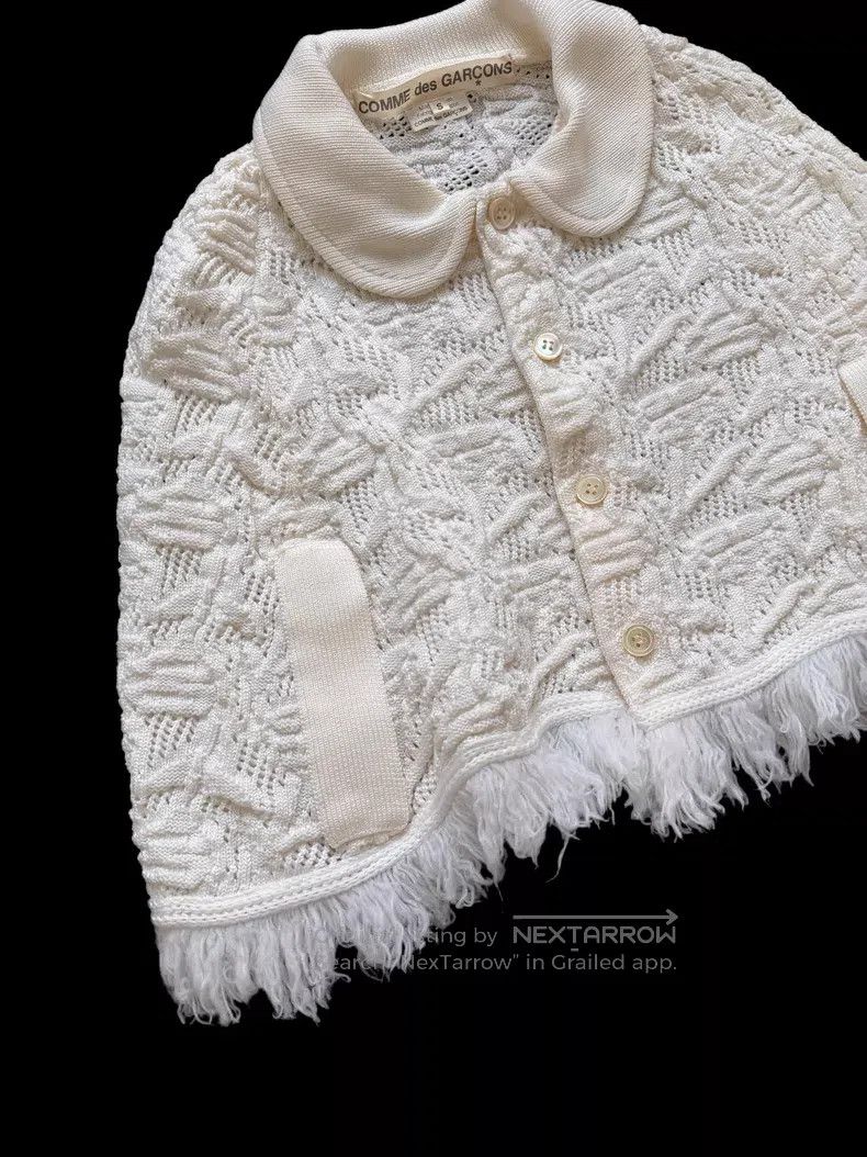 Comme des Garcons Comme des Garcons Openwork Knit Shawl Size S / US 4 / IT 40 - 3 Thumbnail