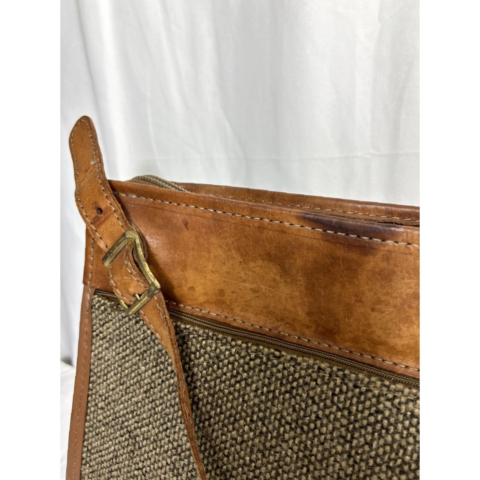 Vintage **VINTAGE HARTMANN LEATHER TRAVEL SHOULDER TOTE BAG** User: Vintage Hartmann Leather Travel Shoulder Tote Bag 17x7x13 Size ONE SIZE - 4 Thumbnail