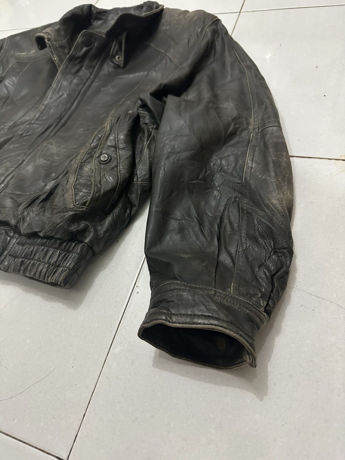 Other VTG PIERRE BALMAIN Leather Jacket Size US L / EU 52-54 / 3 - 4 Thumbnail