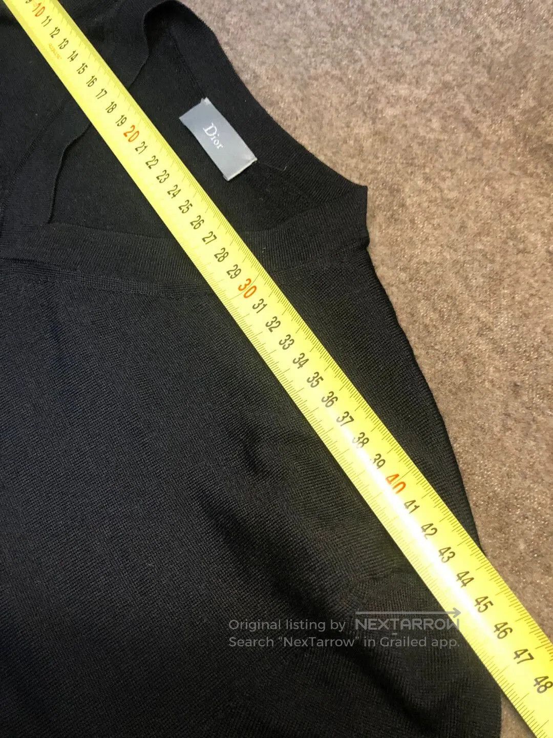 Dior Dior Homme Men's Bee Embroidered Sweater. Size US L / EU 52-54 / 3 - 5 Thumbnail